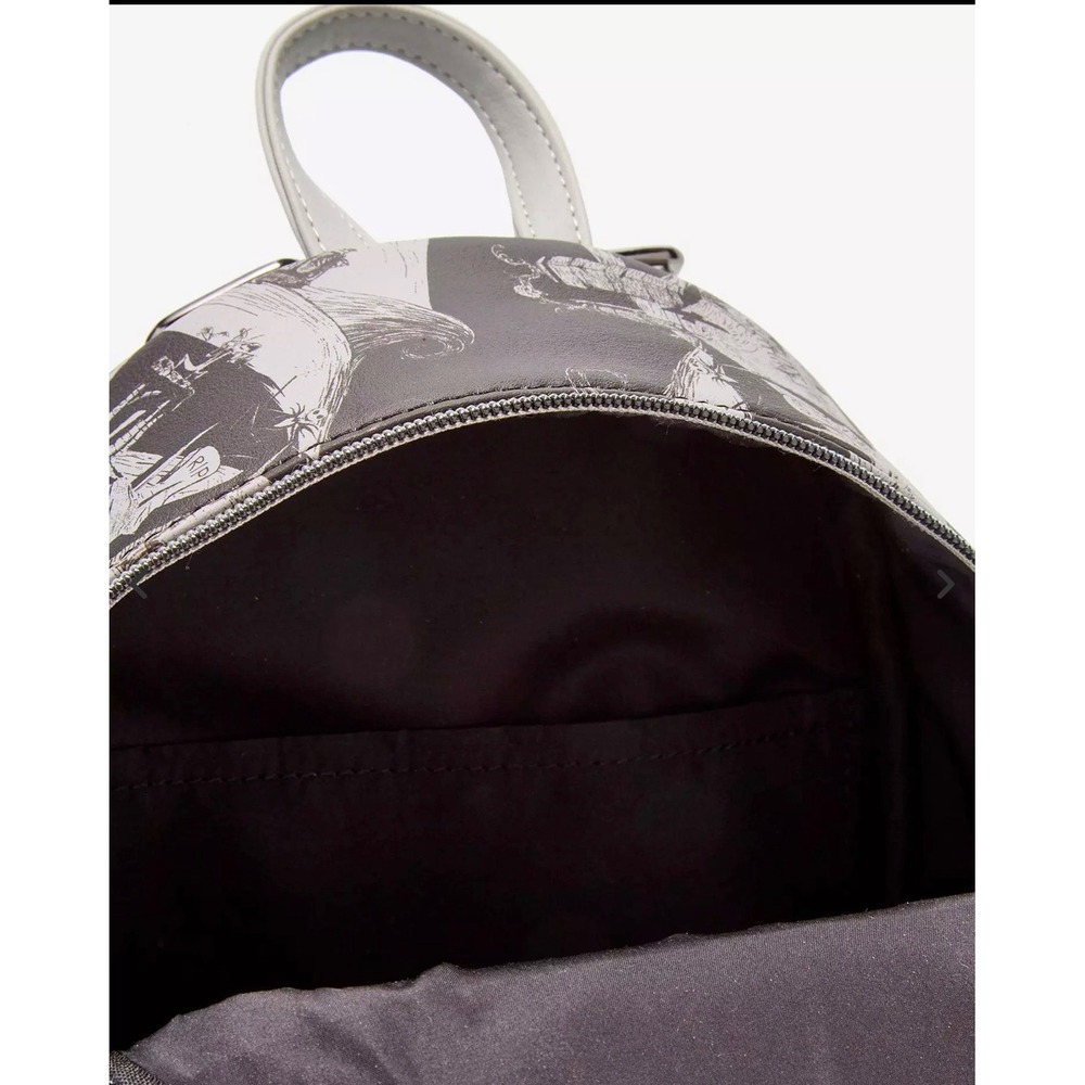 Loungefly Nightmare Before Christmas Jack Skellington Mini Backpack NWT Black - Picture 6 of 13